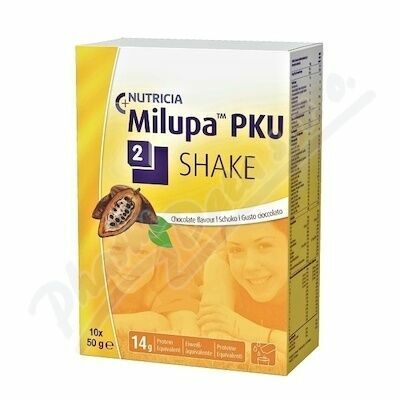 MILUPA PKU 2 SHAKE ČOKOLÁDA perorální PLV SOL 10X50G porovnat ceny