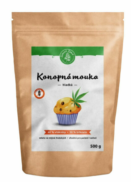 Zelená Země Konopná mouka hladká 500g porovnat ceny