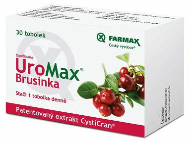 Farmax  UroMax Brusinka 30 tobolek porovnat ceny