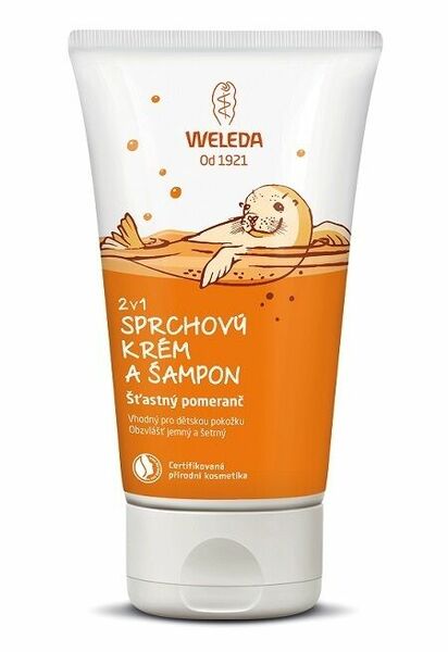 WELEDA Sprchový krém a šampon 2v1 Šťastný pomeranč 150ml porovnat ceny