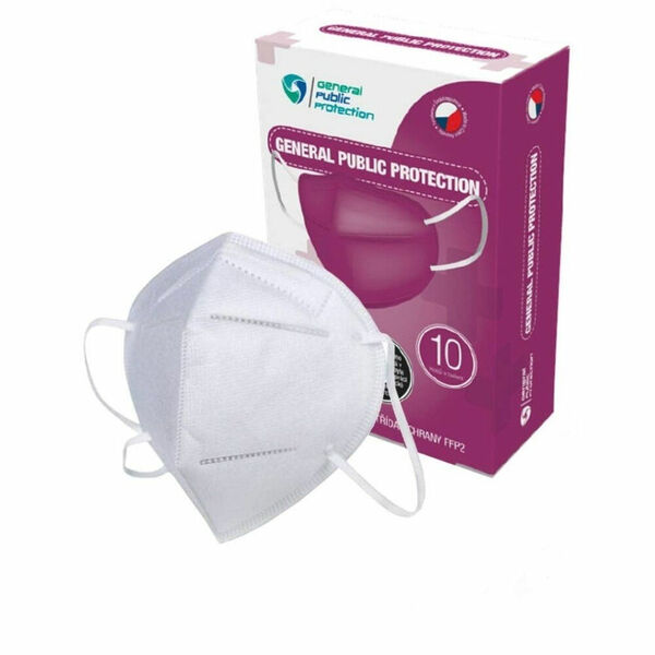 GENERAL PUBLIC PROTECTION FFP2 Jednorázový ochranný respirátor KN95 10 kusů porovnat ceny