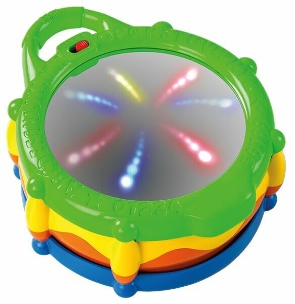 Bright Starts  Hračka Buben hudební a svítící Light & Giggle Drum ™ 6-36 m porovnat ceny