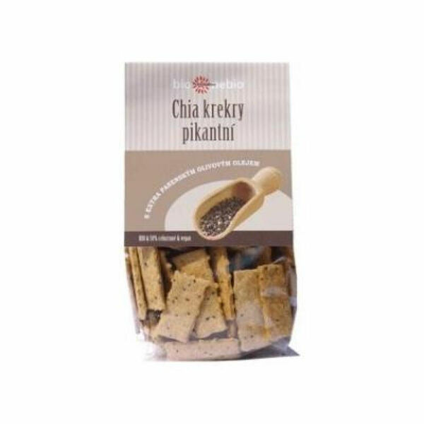 Bio chia krekry 130 g porovnat ceny