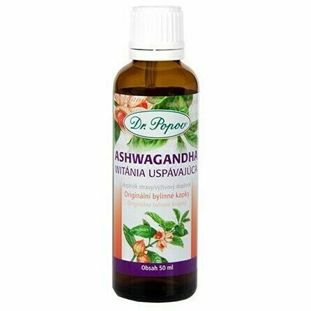Dr.Popov Kapky bylinné Ashwagandha 50ml porovnat ceny