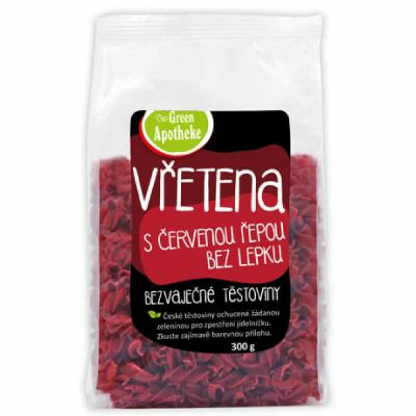 GREEN APOTHEKE Vřetena bezlepková s červenou řepou 300 g porovnat ceny