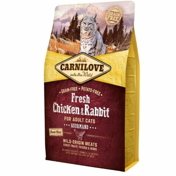 CARNILOVE Cat Fresh Chicken & Rabbit for Adult 2 kg porovnat ceny