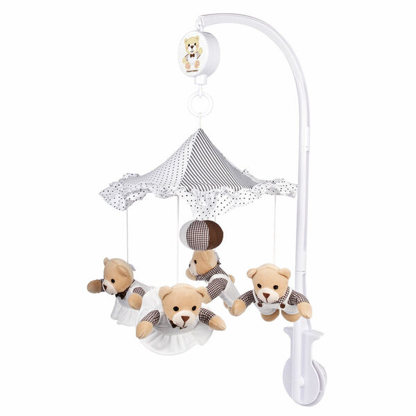 CANPOL BABIES Kolotoč plyšový Teddy bears porovnat ceny