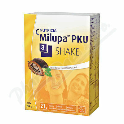 MILUPA PKU 3 SHAKE KAKAO perorální PLV SOL 10X50G porovnat ceny
