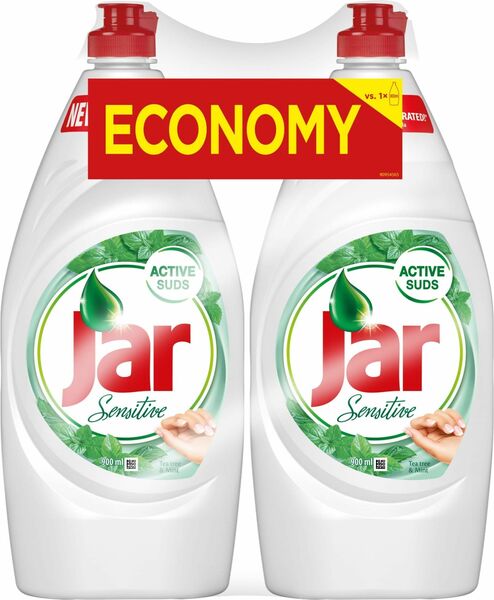 Jar Sensitive prostředek na nádobí Tea Tree & Mint 2x900ml porovnat ceny
