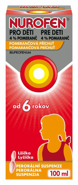 Nurofen pro děti 4% 40mg/ml Pomeranč 100ml porovnat ceny