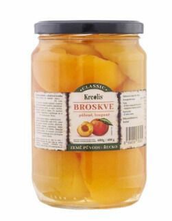 Kreolis Broskve půlené loupané 680g porovnat ceny
