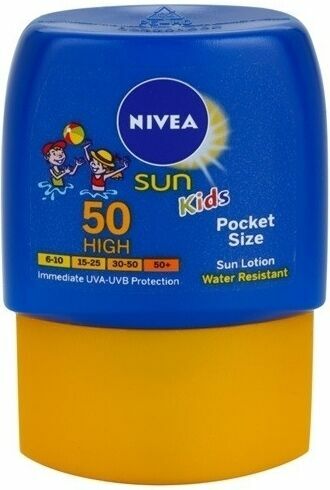 NIVEA SUN dětské mléko na opalování SPF50 kapesní 50ml porovnat ceny