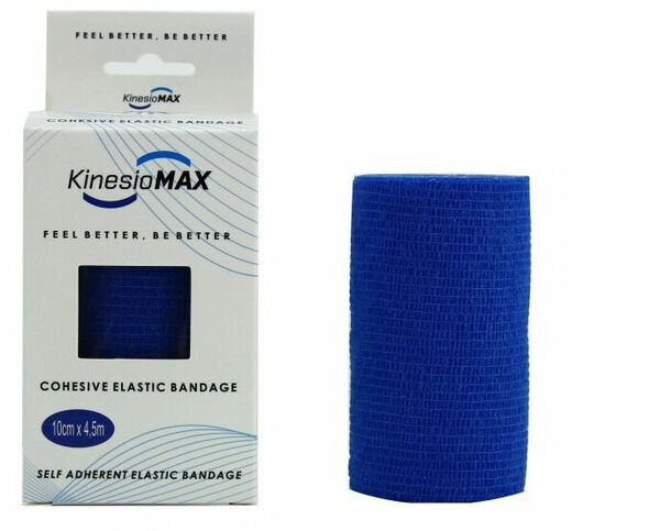 KinesioMAX Cohesive elast.samofix.10cmx4.5m modré porovnat ceny