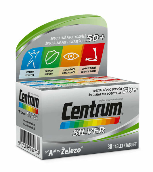 Centrum SILVER s multi-efektem 30 tablet porovnat ceny