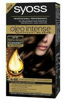 Syoss Oleo Intense 4-86 Čokoládově hnědá barva na vlasy 50ml porovnat ceny