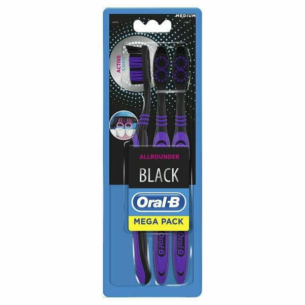 Oral-B Allrounder Black zubní kartáček 3 ks porovnat ceny