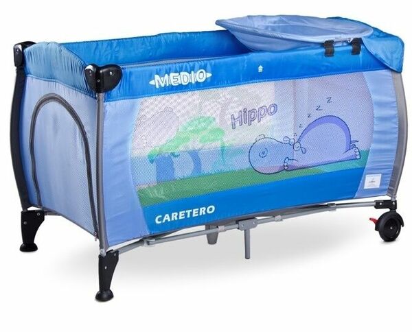 Cestovní postýlka CARETERO Medio blue porovnat ceny