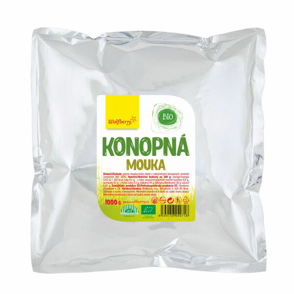 WOLFBERRY Konopná mouka 1000 g BIO porovnat ceny