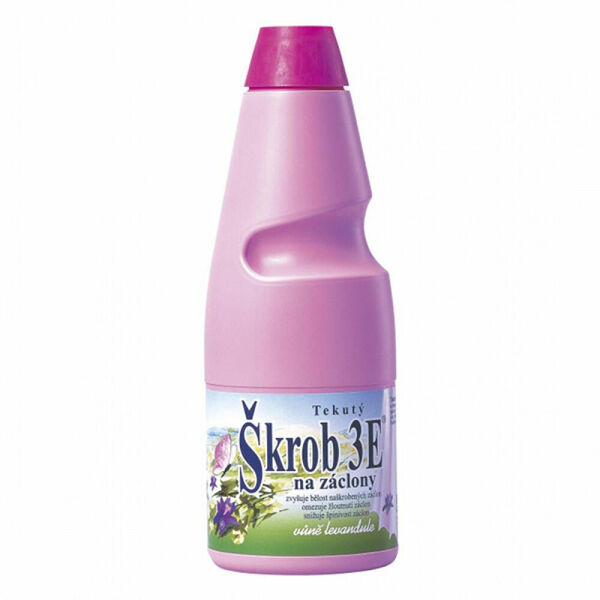 3E Tekutý škrob 500ml záclony růžový porovnat ceny
