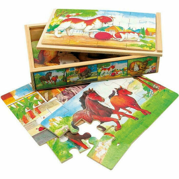 Bino  Puzzle v krabičce - zvířátka porovnat ceny