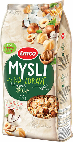 Emco Mysli křupavé, Ořechy 750g porovnat ceny
