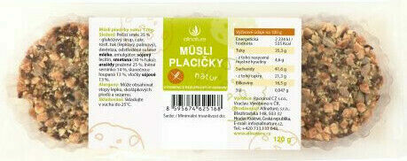 Allnature Müsli placičky natur 120g porovnat ceny