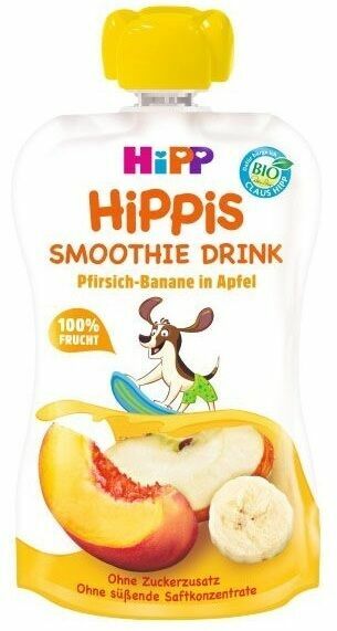 HiPP BIO Smoothie Jablko-Banán-Broskev 120ml porovnat ceny