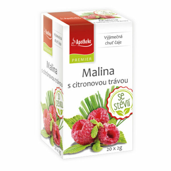 APOTHEKE malina s citronovou trávou STEVIE 20x2g porovnat ceny