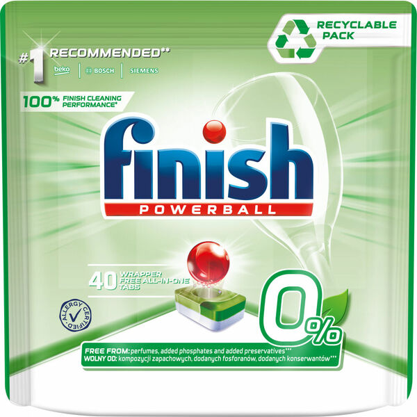 Finish 0% Powerball Green Eco tablety do myčky 40ks porovnat ceny