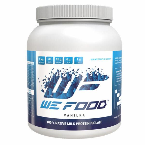 WEFOOD nativní mléčný protein vanilka 1000 g porovnat ceny