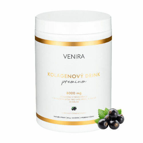 Venira Prémiový kolagenový drink Černý rybíz 324g porovnat ceny