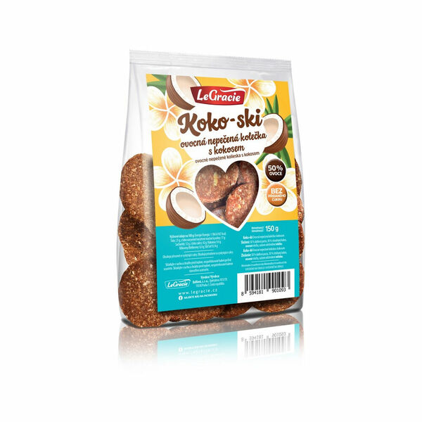 LEGRACIE Ovocné nepečené sušenky Koko-ski 150 g porovnat ceny