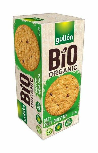 Gullón BIO Digestive sušenky s ovsem a ovocem 270g porovnat ceny