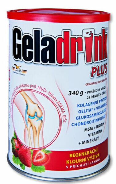 Geladrink Plus jahoda 340g porovnat ceny