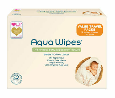 Aqua Wipes Eko dětské vlhčené ubrousky 12x64ks porovnat ceny