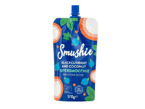 Salvest Smushie BIO Ovocné smoothie s černým rybízem, kokosovým mlékem a chia semínky 170g porovnat ceny