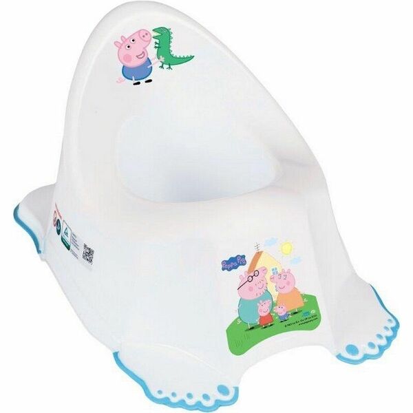 Tega  Hrající dětský nočník protiskluzový Peppa Pig white-blue porovnat ceny