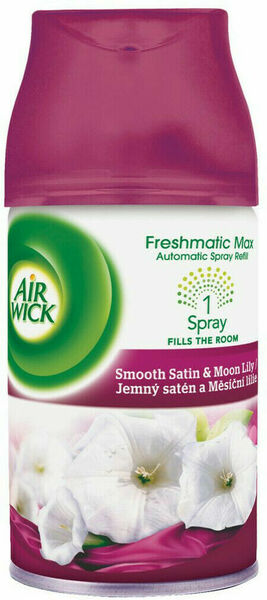 Airwick Automatický Spray náplň Jemný satén a Měsíční lilie 250ml porovnat ceny