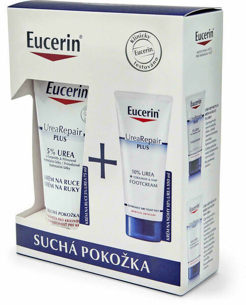Eucerin UreaRepair krém na ruce 75ml+krém na nohy 100ml porovnat ceny