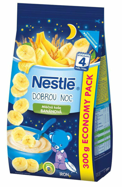 NESTLÉ Mléčná kaše Banánová Dobrou noc 300g porovnat ceny