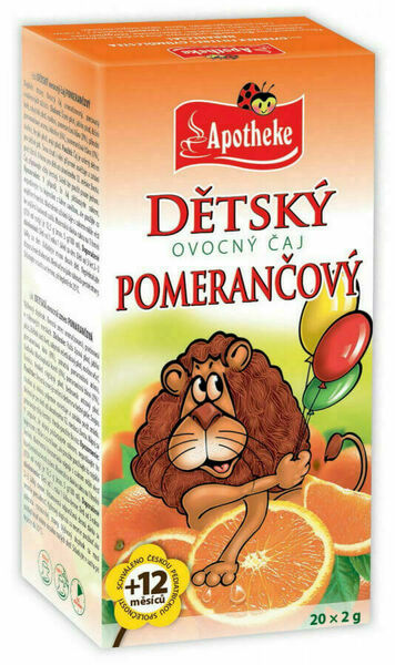 Apotheke Dětský ovocný čaj pomerančový 20x2g porovnat ceny