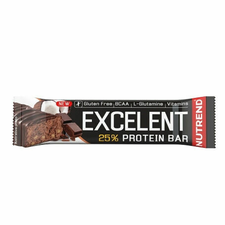 NUTREND EXCELENT PROTEIN BAR čokoláda+kokos 85g porovnat ceny