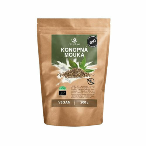 Allnature Konopná mouka BIO 200g porovnat ceny