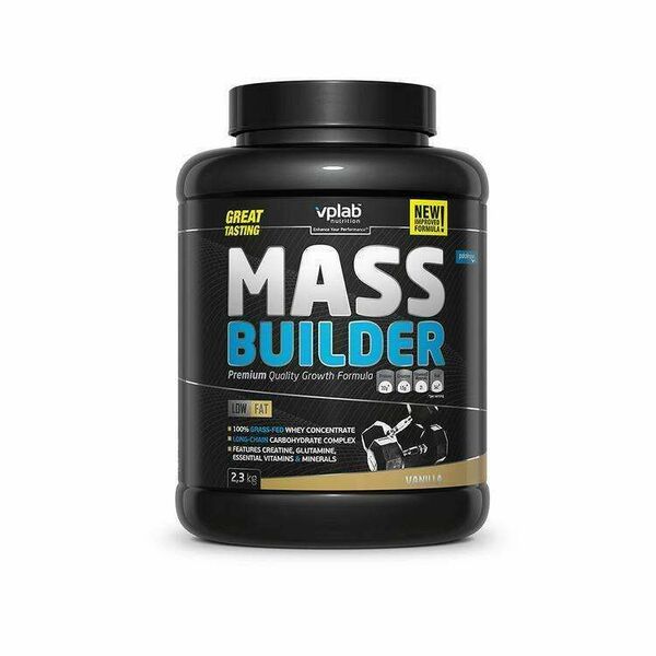 VPLab MASS BUILDER 2300g, sacharidovo-proteinový prášek, vanilka porovnat ceny