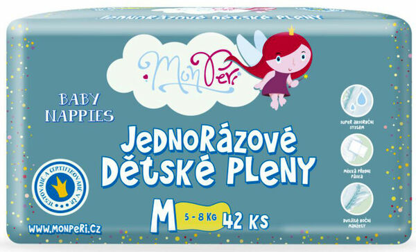 MonPeri Klasik M 5-8kg Eko Jednorázové dětské pleny 42ks porovnat ceny