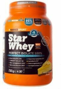 NAMEDSPORT Star Whey PERFECT ISOLATE 100%, 750 g, cheesecake citronový porovnat ceny
