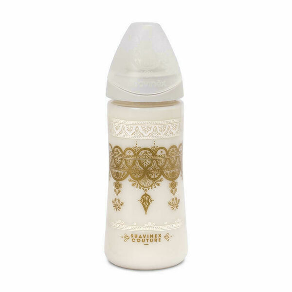 Suavinex Láhev PREMIUM COUTURE 2018 360 ml silikon - Bílá porovnat ceny