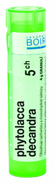 Boiron  Phytolacca Decandra CH5 granule 4g porovnat ceny