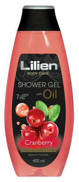 Lilien olejový sprchový gel Cranberry 400ml porovnat ceny