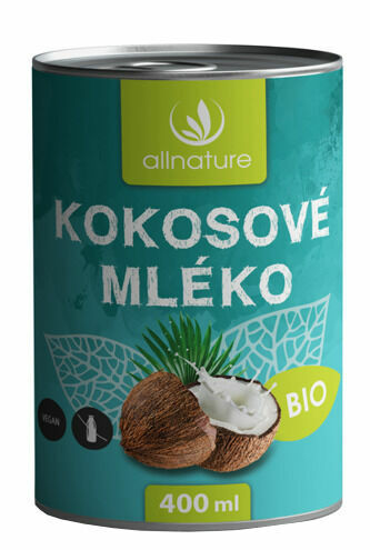 Allnature Kokosové mléko BIO 400ml porovnat ceny